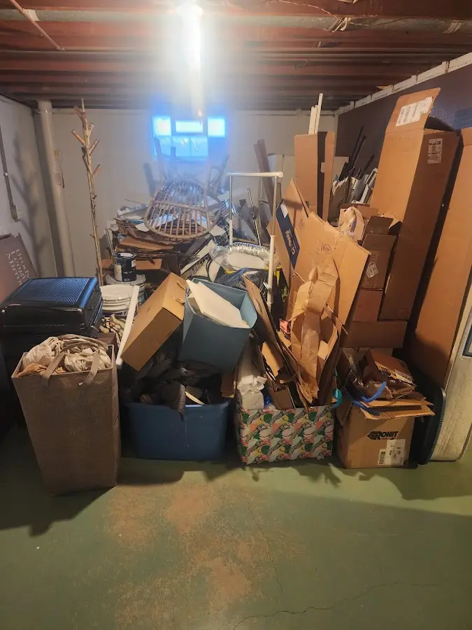 Roll-off dumpster container at job site for Construction Dumpster Rental in Bensenville